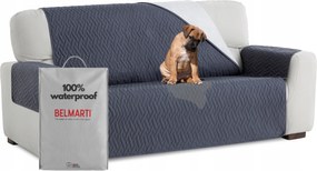 Vízálló ágytakaró kétszemélyes kanapéhoz teflonvédő szürke 130 cm