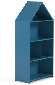 Celeste kék gyerek könyvespolc, 50 x 105 cm - Kave Home