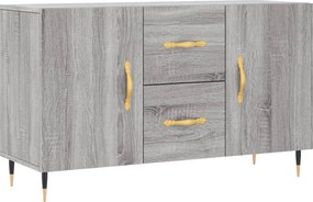 vidaXL szürke sonoma színű szerelt fa tálalószekrény 100 x 36 x 60 cm