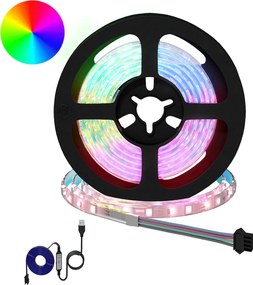 vidaXL LED szalag 2 pcs Fekete és Átlátszó 1300 mm Réz és műanyag