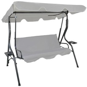 Zorita Kerti hintaágy szürke 170 cm