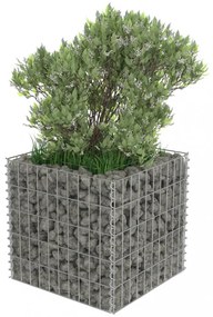 horganyzott acél gabion magaságyás 50 x 50 x 50 cm