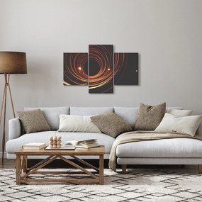 Absztrakt vonalak képe (90x60 cm)