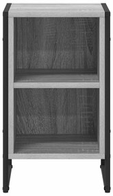 vidaXL Éjjeli asztal Szürke Sonoma 39.5 x 30 x 50 cm Faanyag