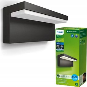 LED-es kerti lámpa Homlokzati fali lámpa Bustan 3,8W 4000K IP44 Philips