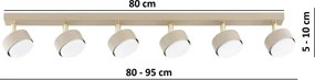 BRILAGI - LED spotlámpa MONO 6xGX53/30W/230V bézs/arany