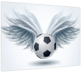 Kép - léggömb szárnyakkal (70x50 cm)