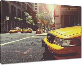 Vászonkép 100x70 Sárga taxik Taxi