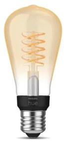 LED Dimmelhető izzó Philips Hue WHITE FILAMENT ST64 E27/7W/230V 2100K