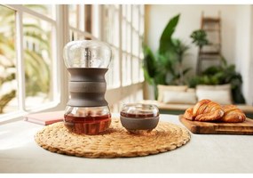 Világosbarna üveg teáskanna szűrővel 500 ml – Lékué