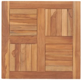 tömör tíkfa asztallap 60 x 60 x 2,5 cm