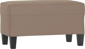 vidaXL tópszínű mikroszálas szövet pad 70 x 35 x 41 cm
