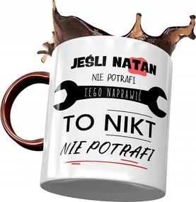 Bordó Bögre Nátán Férj Kolléga Ajándék Nyomtatott Fotóval