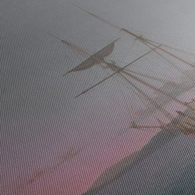 Kép - Fitz Henry Lane, Lumber Schooners at Evening on Penobscot Bay, reprodukciók (70x50 cm)