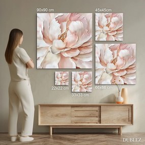 DUBLEZ | Virág kép - A bazsarózsa varázsa