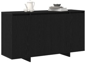 Fekete Tölgy Oldalszekrény Fekete tölgy Fa furnér 135 x 41 x 75 cm