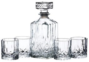 Whiskey tartó pohár és üveg szett BarCraft