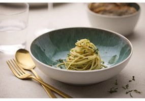 Fehér-zöld kőedény tálka 900 ml Gastro White/Green – Bitz