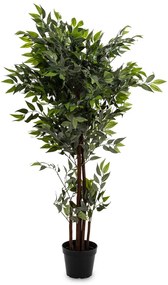 Dísznövény Ficus Műanyag Zöld 130x65x65cm-1