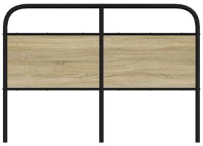 fejtámla sonoma tölgy 140 cm acél és műfa