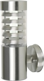 NOVOLUX 117C-G05X1A-30 GALERNA Modern Kültéri Fali Lámpa Fehér, Átlátszó, Ezüst E27 IP44