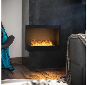 InFire - Sarok BIO kandalló 45x60 cm 3kW fekete Corner 600 L