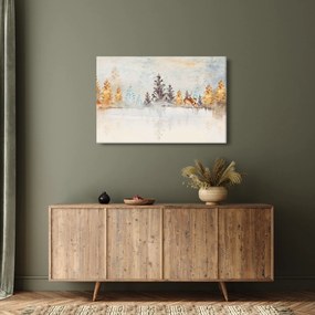 Kép - Akvarell erdő (90x60 cm)