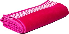 POSEIDON Strandtörölköző magenta 165x90cm