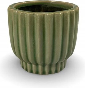 Skandináv Virágtartó Fedél zöld 10cm pozsgás aloe vera virágtartó