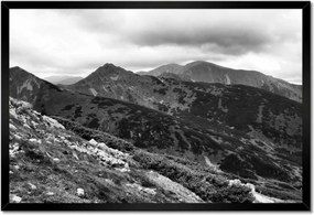 Poszterek keretben 60x40 Tátra Lengyel hegyek Kilátás