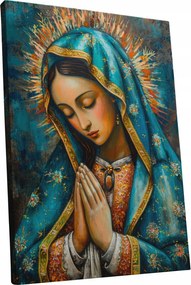 Vászonkép Divatos Szűz Mária ikon otthon nappali szoba 45x60