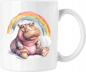 Bögre Víziló Színes Kedves 2 Fehér 330ml