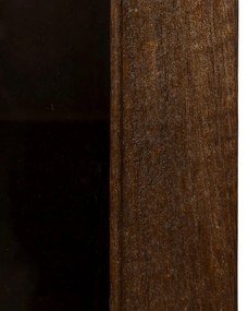 Barna mangófa tálalószekrény 40x180x40 cm Ravi – Ixia