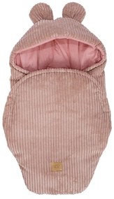 Rózsaszín kordbársony babapólya 45x80 cm – Meowbaby