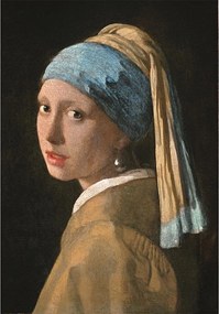 Művészet Girl with a Pearl Earring 1000 db-os Compact puzzle Clementoni