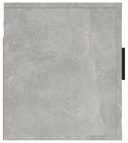 2 db betonszürke fali TV-szekrény 40x34,5x40 cm