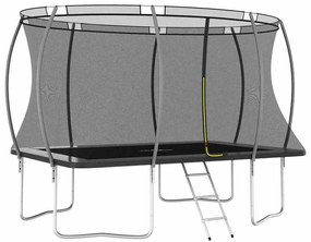 négyszögű trambulinszett 335 x 244 x 90 cm 150 kg