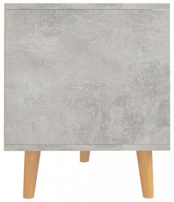 betonszürke szerelt fa TV-szekrény 90 x 40 x 48,5 cm