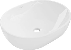 Mexen Viki 48 x 35 cm-es pultra helyezhető mosdókagyló, fehér - 21054800
