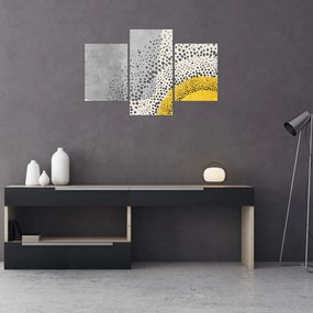 Kép - N⁰3 strand absztrakt festménye (90x60 cm)