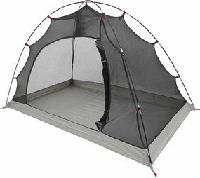 vidaXL Sátor tetővel tárolóval Szürke és fekete 236 x 150 x 136 cm