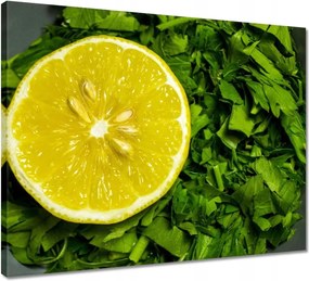 Vászonkép 50x40 Citromos saláták