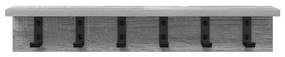 Fali Kabáthorog Szürke sonoma 60 x 10.5 x 10.5 cm Faanyag