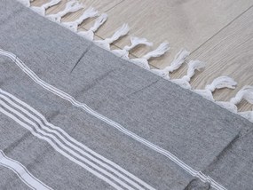 Strandtörölköző FARAO 90 x 180 cm, szürke