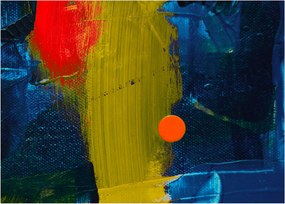 Szinek képe (üvegen) (70x50 cm)