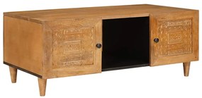Dohányzóasztal Világosbarna 100 x 54 x 40 cm tömör mangófa
