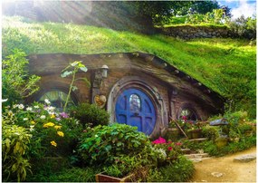 Kép - Hobbitfalva (üvegen) (70x50 cm)