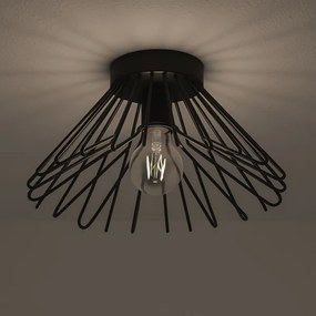 ONLI - Mennyezeti lámpa DUCCIO 1xE27/22W/230V átm. 30 cm fekete