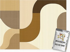 Fotótapéta Absztrakt Bézs Boho Hálószoba Nappali Tapéta Flizelina 300x210