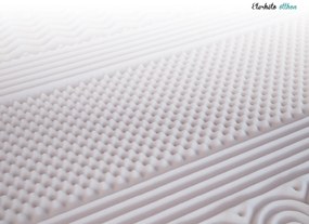Hab matrac DELUXE 90 x 200 cm Matracvédő: Matracvédővel
